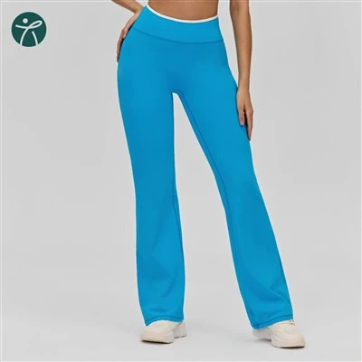 Pantalones de yoga de pierna ancha para mujer